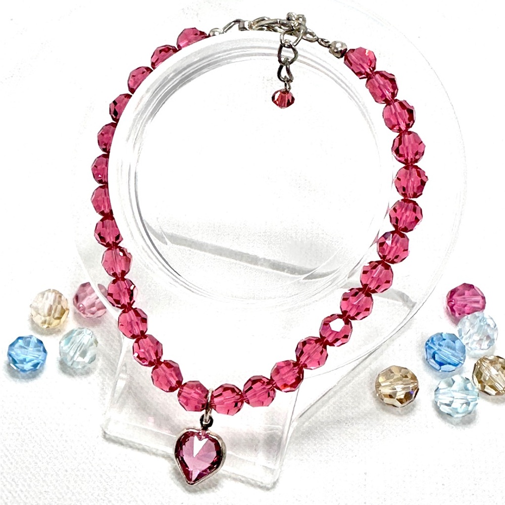 Crystals by Swarovski Bracelet, Beaded Bracelet, Sparkling Jewelry, Gift for Her - Picture 10 of 16